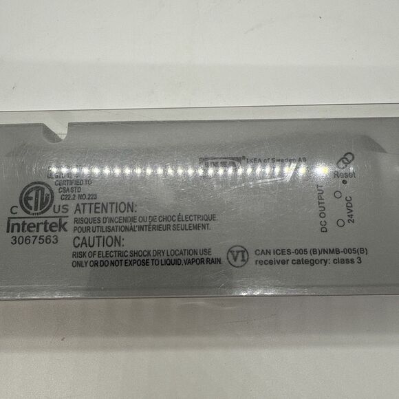 IKEA LED Light Power Supply Class 2 Power Unit Icpslc24-30na-il-1 *NO WALL PLUG* - Picture 6 of 11